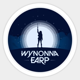 Wynonna Earp Moon Silhouette Sticker